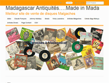 Tablet Screenshot of madagascarantiquites.com